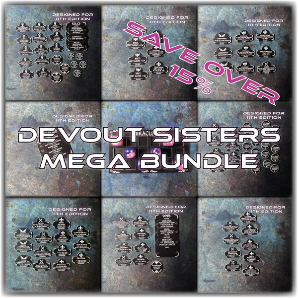 MEGA BUNDLE - Devout Sisters - 11th Edition Token Set