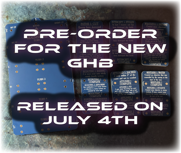 PRE-ORDER - Realmscore Dual Tracker – Game Score & Tactic Tracker - AoS 4th Edition - GHB Season 2