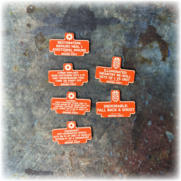 Dwarven Space Leagues - 10th Edition 40k Token Set