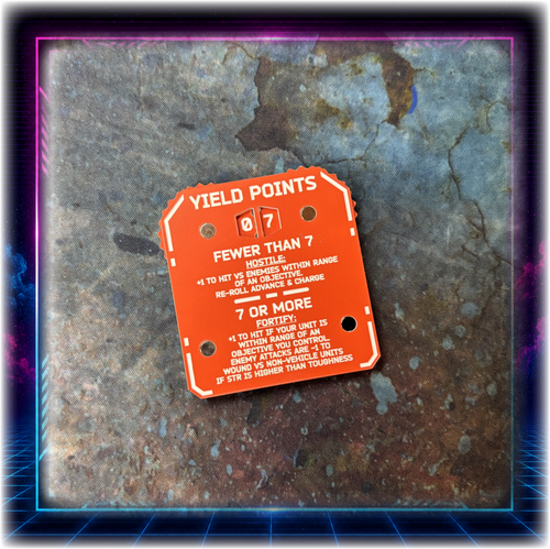 Dwarven Space Leagues - Magnetic Yield Tracker - 11th ed Grimdark