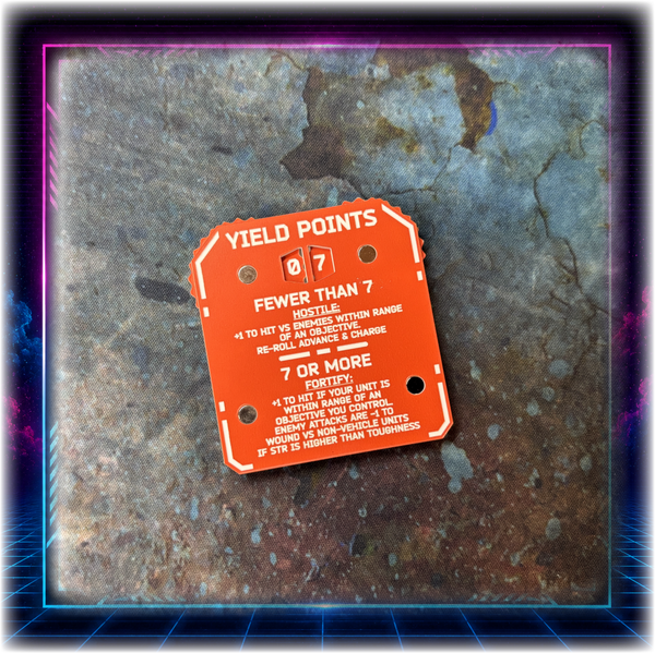 Dwarven Space Leagues - Magnetic Yield Tracker - 11th ed Grimdark