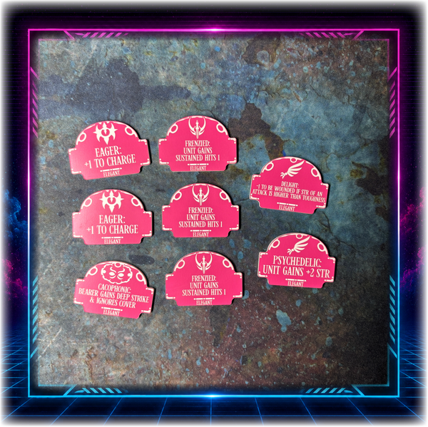 Emperor's Chosen - Elegant Detachment - Grimdark Token Set