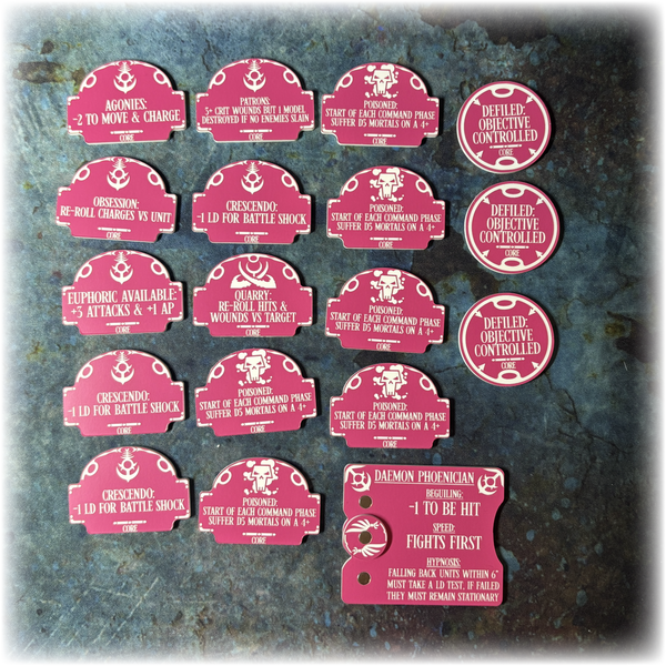 Emperor's Chosen - 10th Edition 40k Token Set