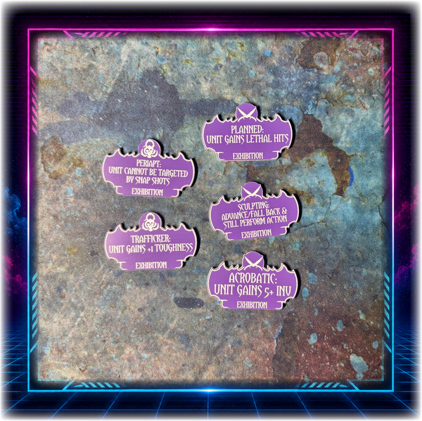 Shadowspace Raiders - Exhibition Detachment - Grimdark Token Set