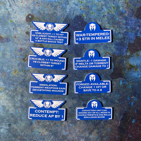 Battle Brothers 10th Edition 40k Token Set