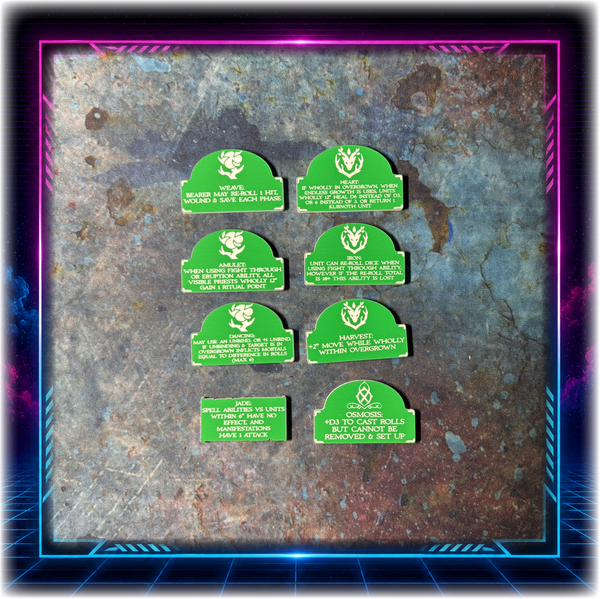 Forest Warriors - Scourge of Fire Upgrade Tokens