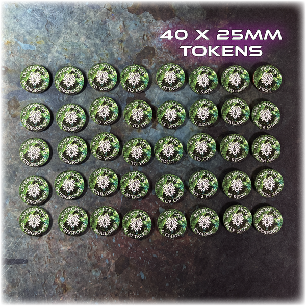 Forest Warriors – Fantasy Effect Battle Tokens - AoS 4th edition