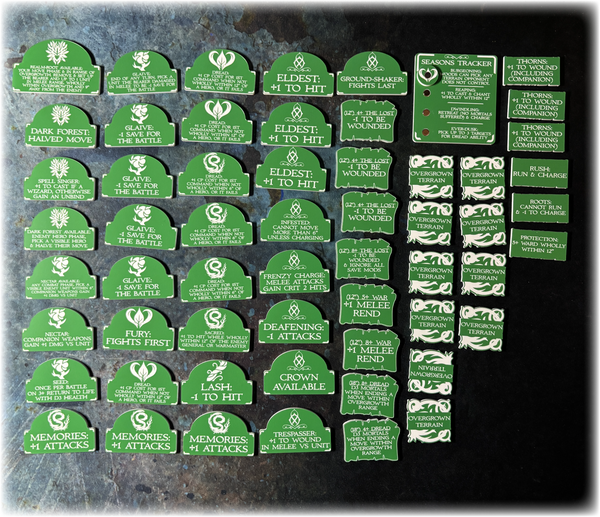 Forest Warriors AoS 4th Edition Token Set