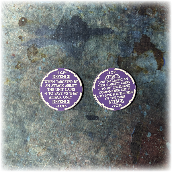 Core Command Reminder Tokens - 4th Edition AoS