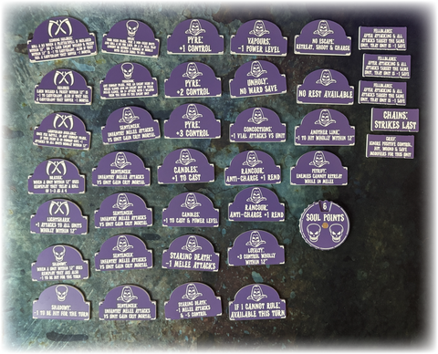 Ghostly Reapers AoS 4th Edition Token Set