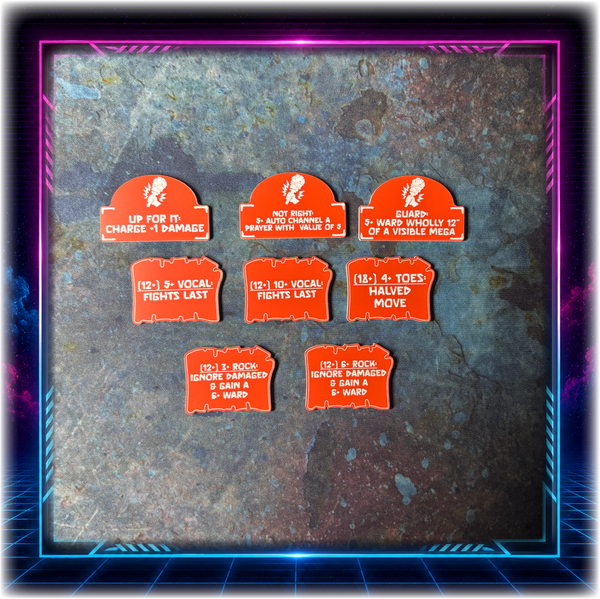 Giants! - Scourge of Fire Upgrade Tokens