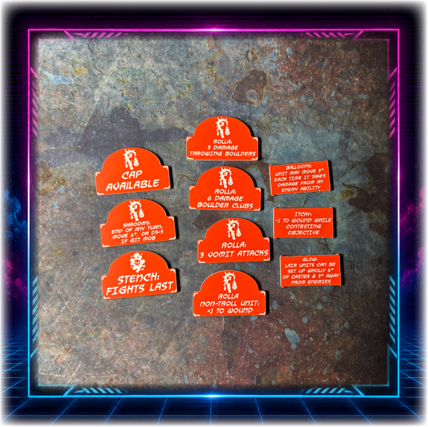 Gloomy Gits - Scourge of Fire Upgrade Tokens