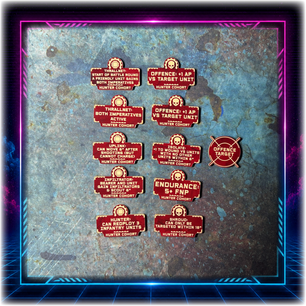Machine Cult - Hunter Cohort Detachment - Token Set