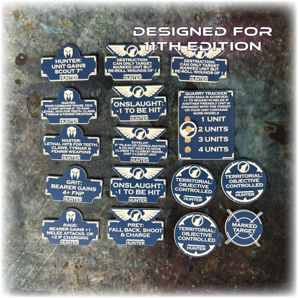 MEGA BUNDLE - Wolf Brothers - Grimdark Token Set