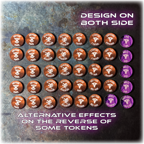 Infernal Dwarves – Fantasy Effect Battle Tokens - AoS 4th edition
