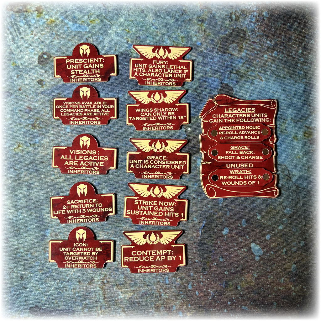 Bloody Angels - Inheritors - 10th Edition Token Set – Pro Painted Studios