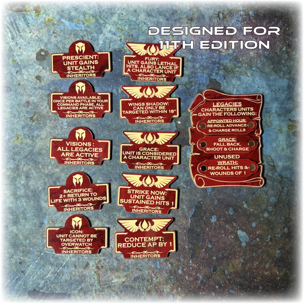 Bloody Angels - Inheritors - 11th Edition Token Set