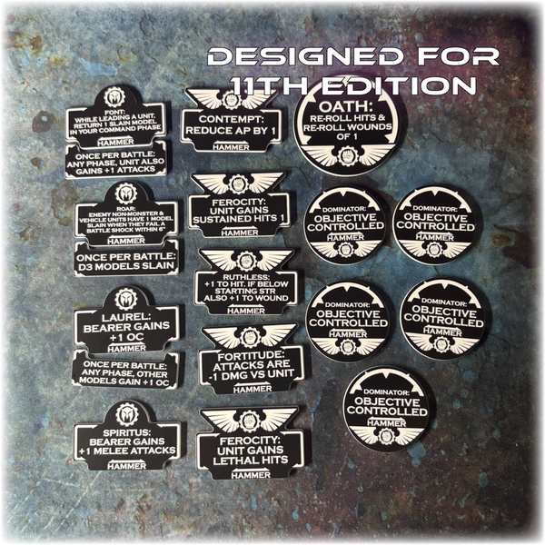 MEGA BUNDLE - Battle Brothers - Grimdark Token Set