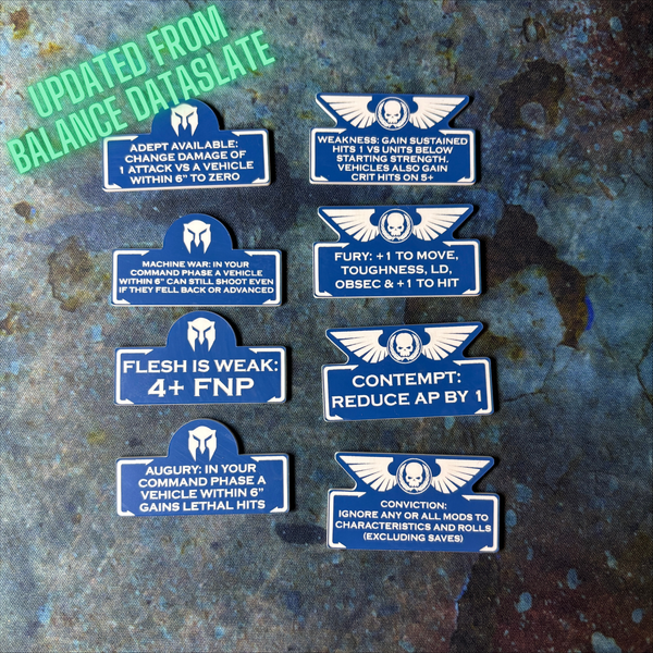 Battle Brothers 10th Edition 40k Token Set