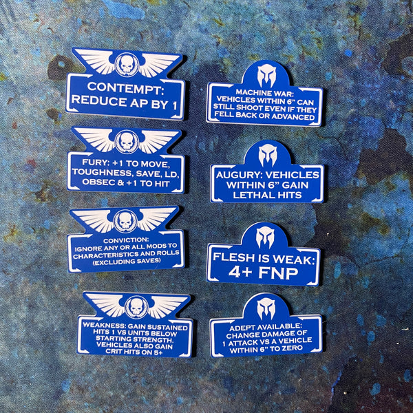 Battle Brothers 10th Edition 40k Token Set