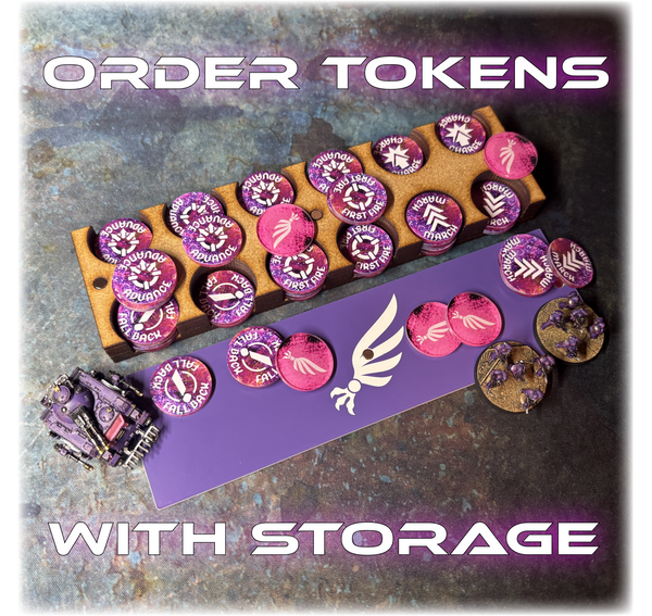 Epic Legions - Order and Retreat Tokens - Full Colour & Dual Sided
