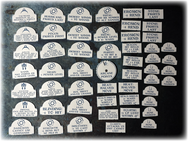 Light Elves - Army Book - AoS 4th Edition Token Set