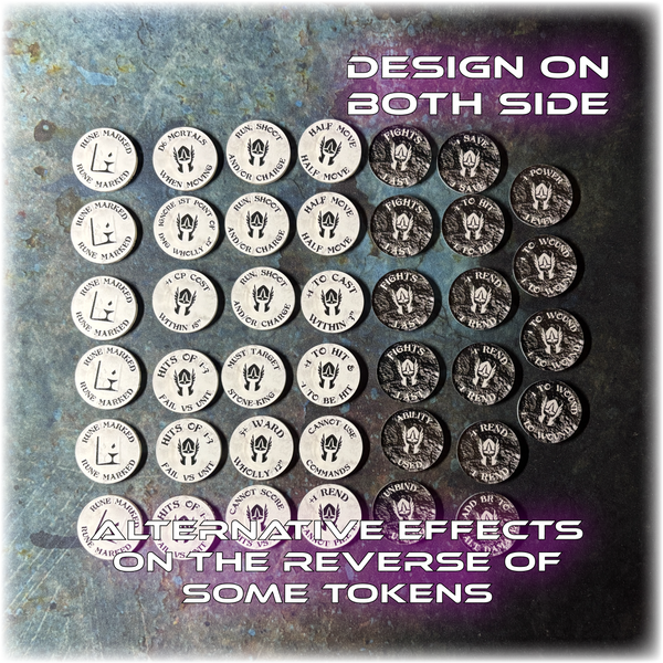 Light Elves  – Fantasy Effect Battle Tokens - AoS 4th edition