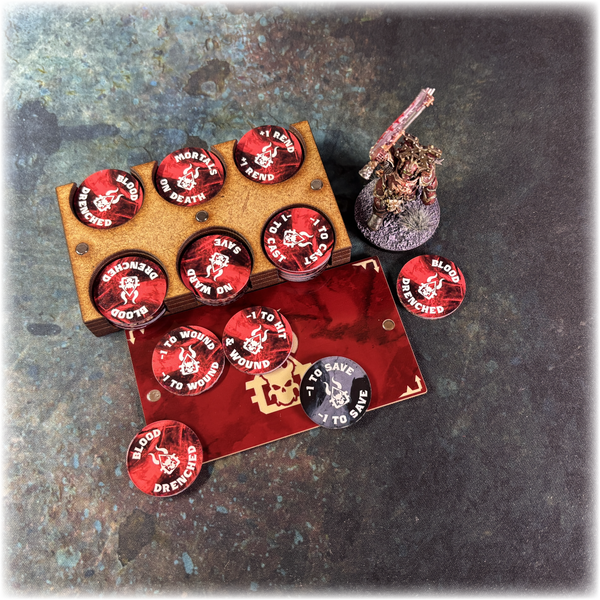 Lords of Bloodshed – Fantasy Effect Battle Tokens - AoS 4th edition