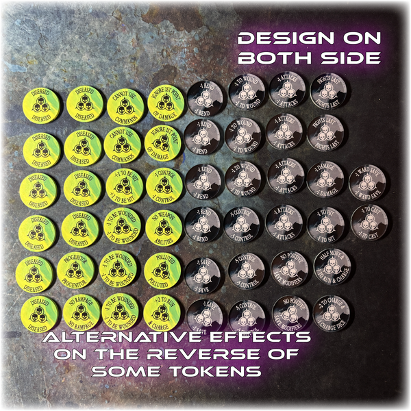 Lords of Decay – Fantasy Effect Battle Tokens - AoS 4th edition