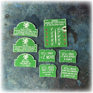 Lords of Decay - Scourge of Life Upgrade Tokens - AoS 4th Edition