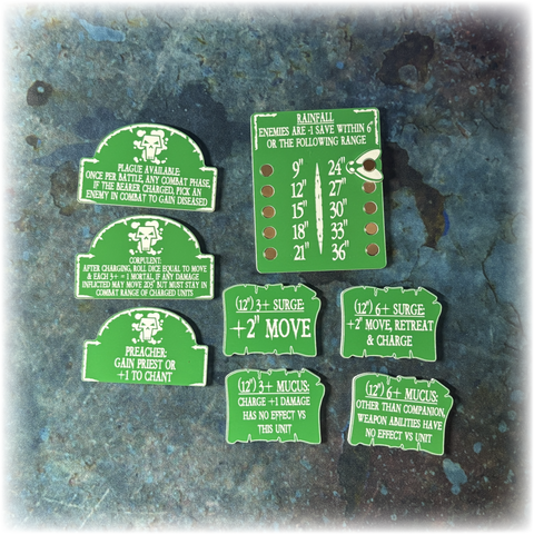 Lords of Decay - Scourge of Life Upgrade Tokens - AoS 4th Edition