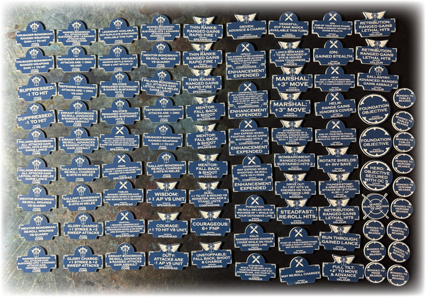 Loyalist Knights  - 10th Edition 40k Token Set