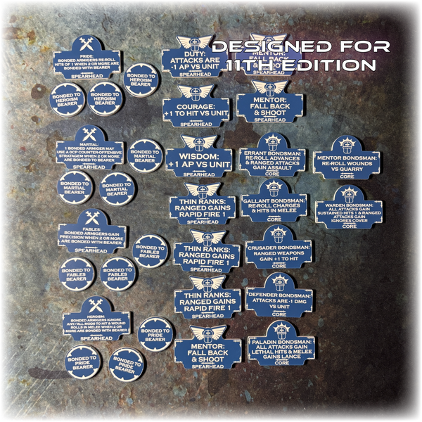 MEGA BUNDLE - Loyalist Knights - Grimdark Token Set