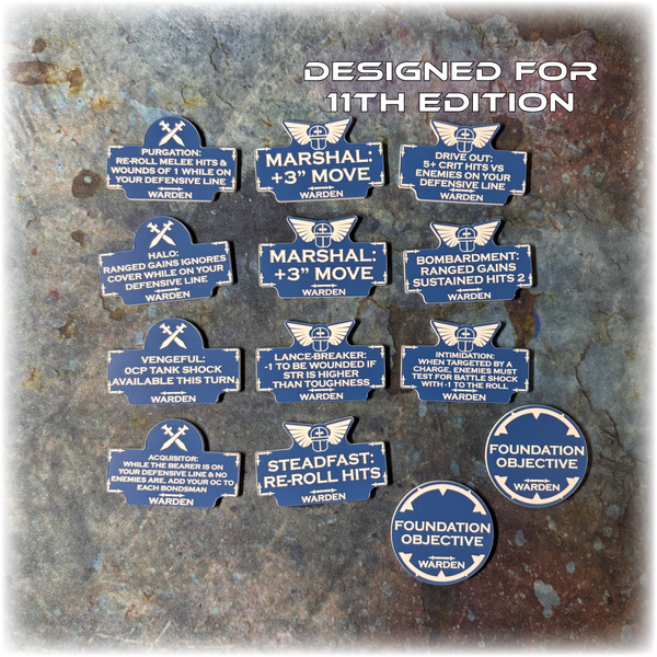 MEGA BUNDLE - Loyalist Knights - Grimdark Token Set