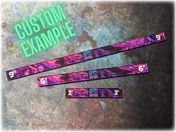 Bundle - WarVault Modular Dice Tray & Storage Box – with Measuring Sticks - Magnetized MDF Organizer