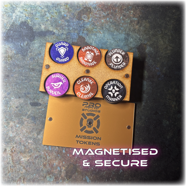 11th Edition - Mission Tokens - Full Colour & Dual Sided