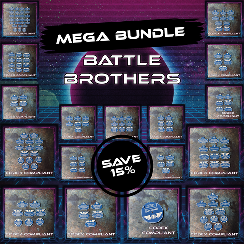 MEGA BUNDLE - Battle Brothers - 11th ed Grimdark Token Set
