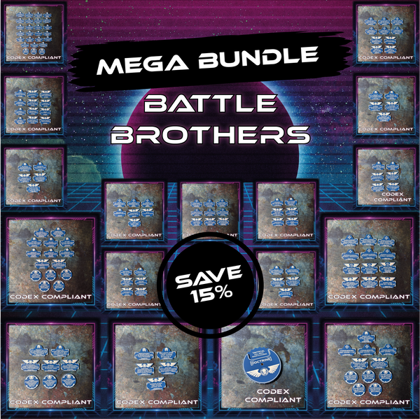 MEGA BUNDLE - Battle Brothers - 11th ed Grimdark Token Set