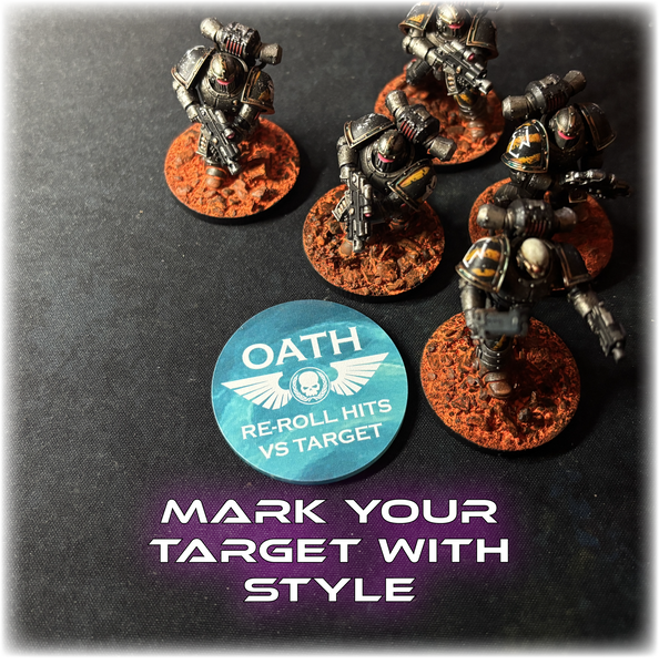 Battle Brothers - Oath Target Token - Dual Sided - Full Colour - 11th Edition