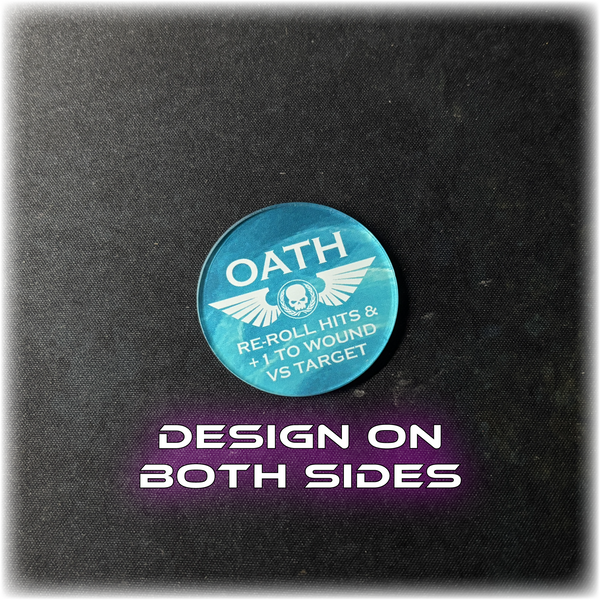 Battle Brothers - Oath Target Token - Dual Sided - Full Colour - 11th Edition