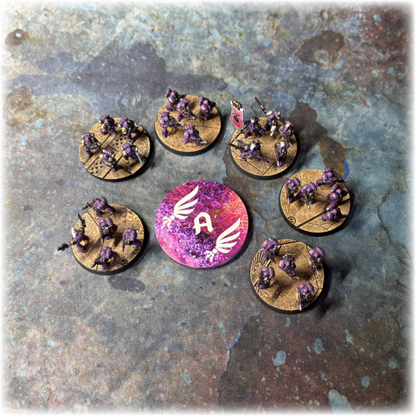 32mm Customisable Objective Tokens - Epic Legions - Full Colour - Dual Sided - Set of 6