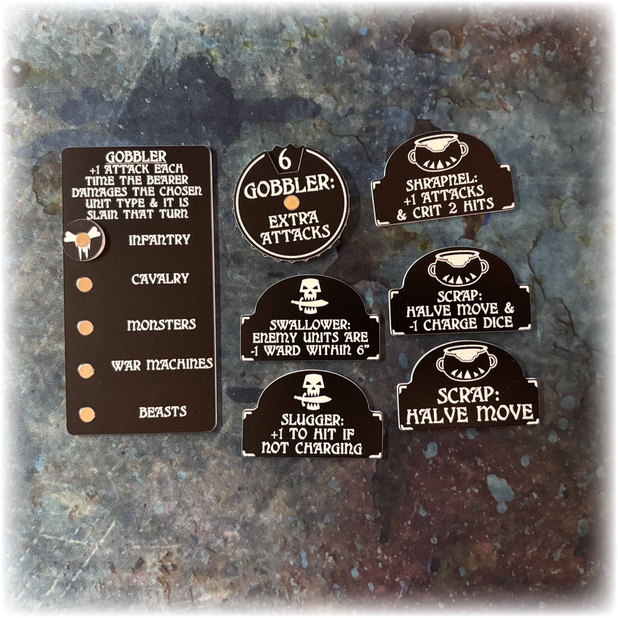 Ogres - Scourge of Life Upgrade Tokens - AoS 4th Edition