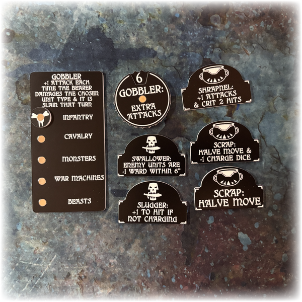 Ogres - Scourge of Life Upgrade Tokens - AoS 4th Edition