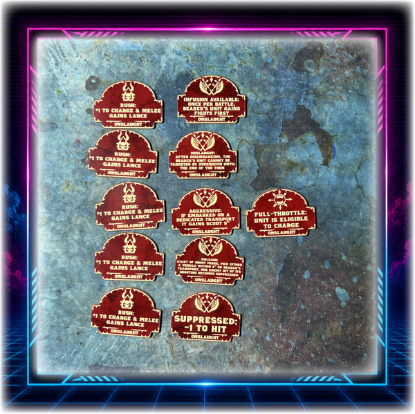World Devourers - Onslaught Detachment - Grimdark Token Set