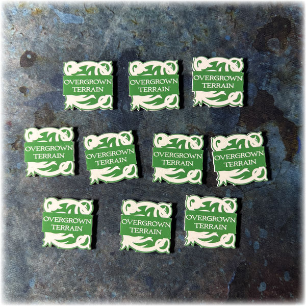 Forest Warriors - Overgrown Terrain Tokens - AoS 4th Edition (10 Pack)