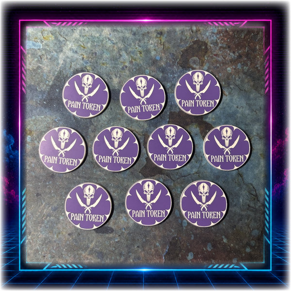 Shadowspace Raiders - Pain Tokens - Grimdark Token Set