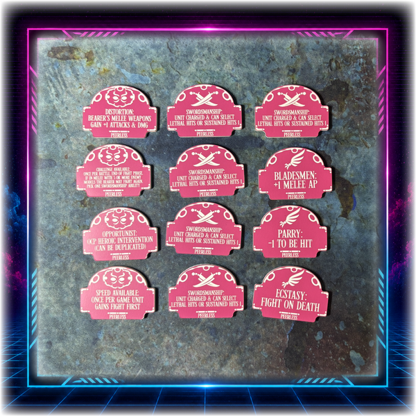 Emperor's Chosen - Peerless Detachment - Grimdark Token Set