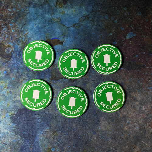 Objective Secured Tokens - 11th ed Grimdark (6 Pack)