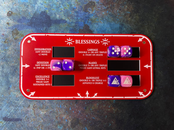 World Devourers - Magnetic Blessings Tracker - 10th Edition 40k