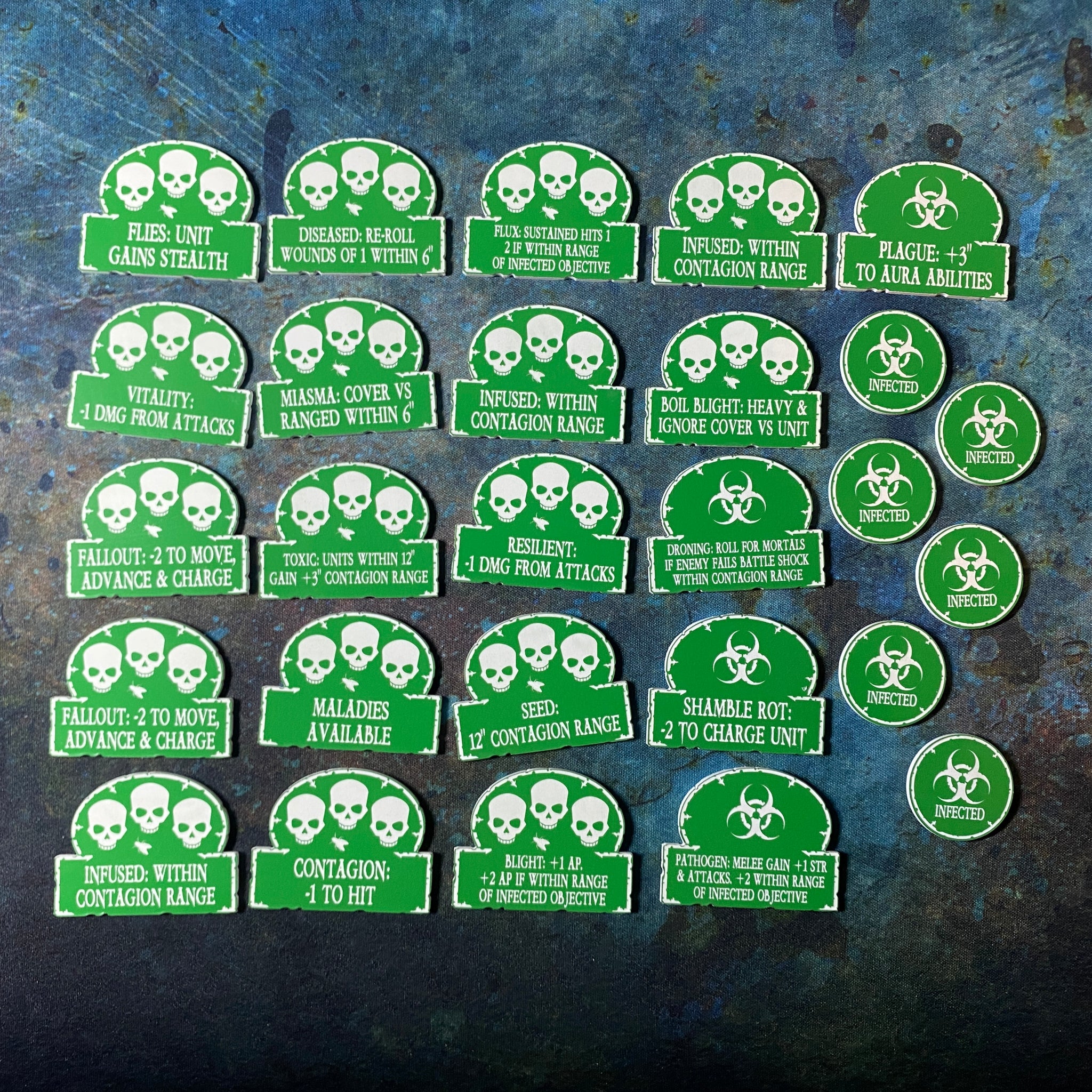 Plague Guard - 10th Edition 40k Token Set